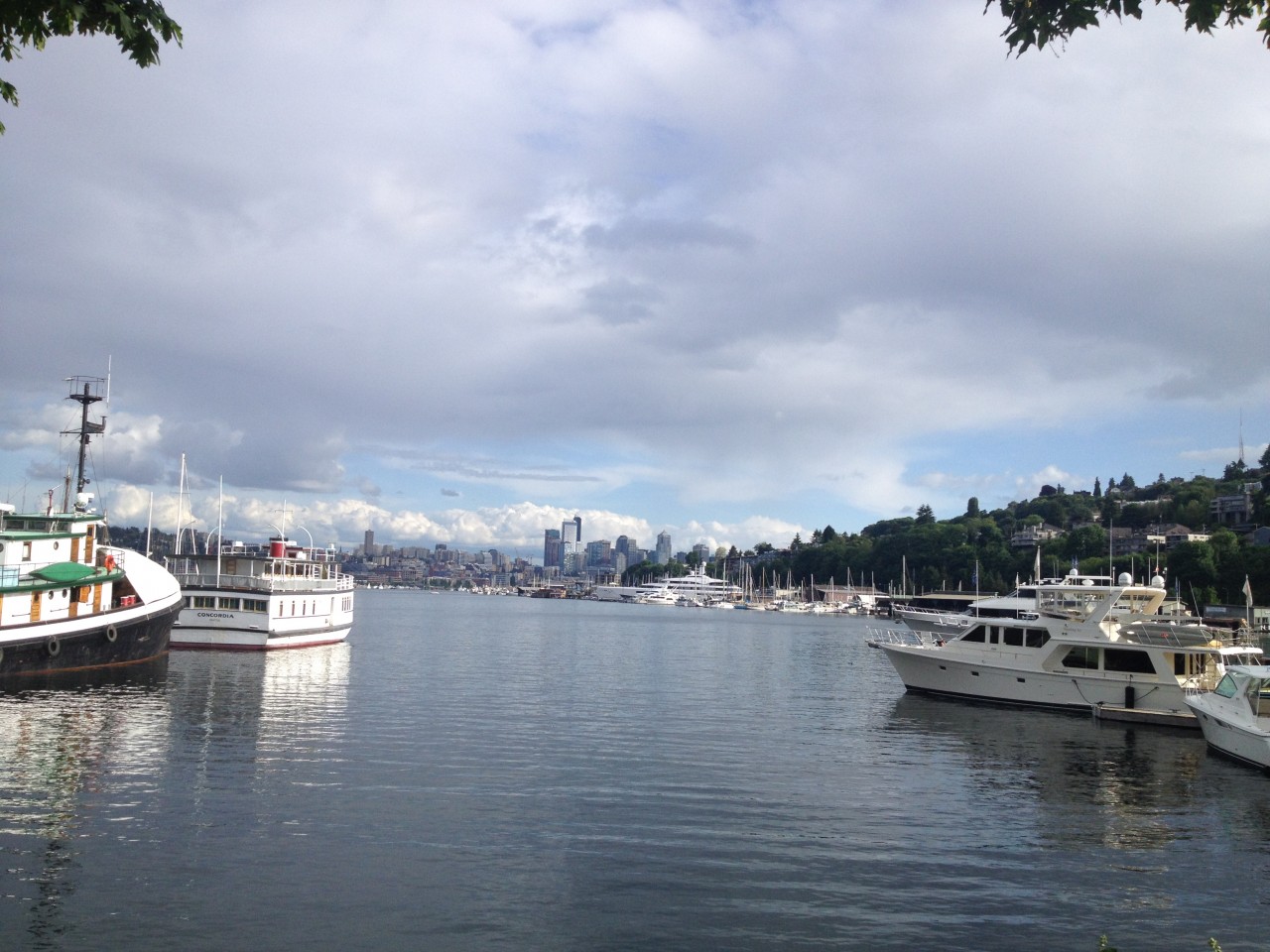 Seattle docks and boats